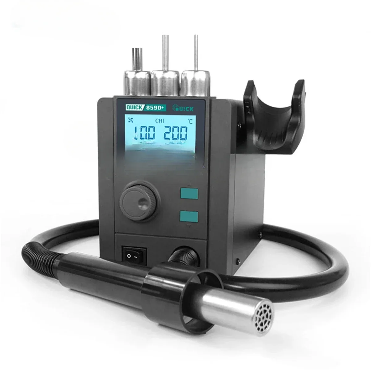 Для 859D + станция для распайки горячим воздухом 700 Вт с двумя турбинами горячего