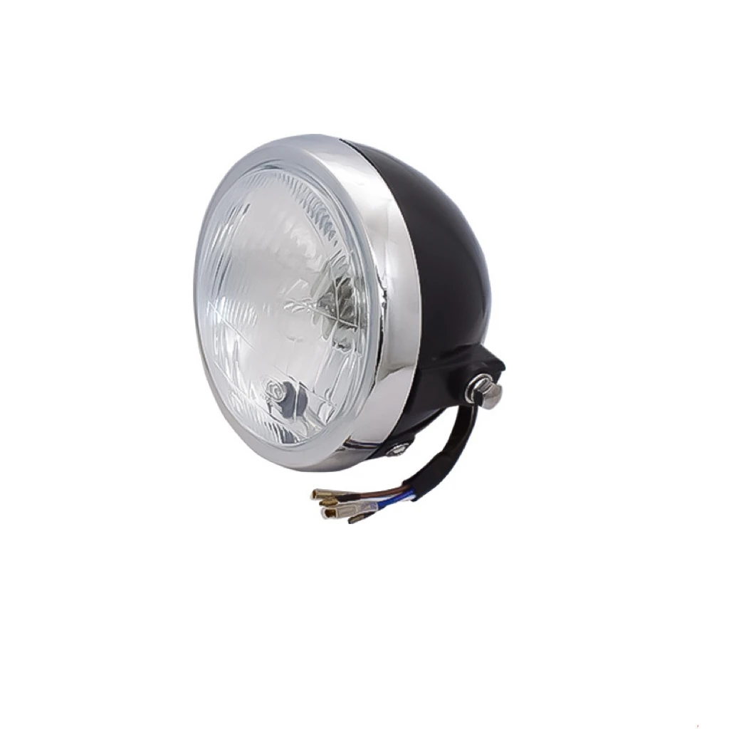 

Универсальная мотоциклетная фара, круглая фара 12 В, головная лампа для Honda CG125 GN125, для Suzuki Cafe Racer lights