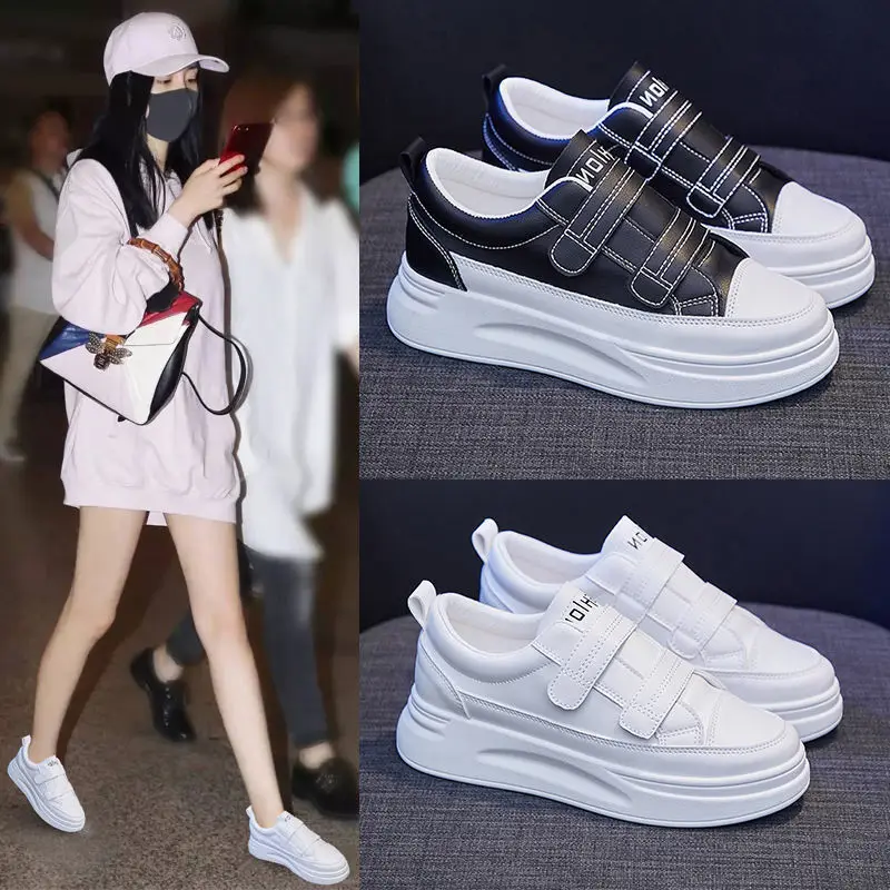 

Женские кроссовки из ПУ кожи, на платформе