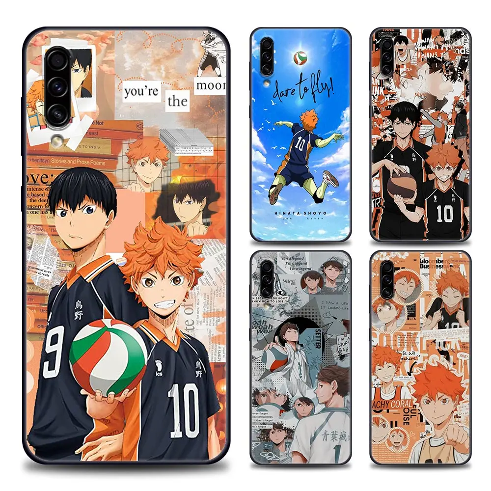 

Phone Case for Samsung A10 e S A20 A30 A30s A40 A50 A60 A70 A80 A90 5G A7 A8 2018 Soft Silicone Haikyuu Hinata Attacks