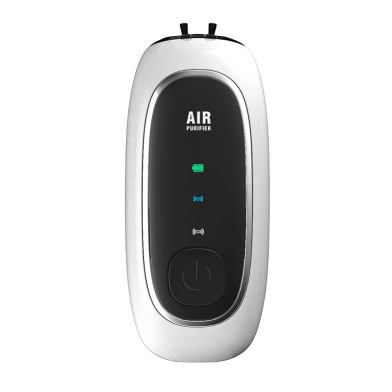 

Fashionable Personal Wearable Mini Portable Car Home 1000Mah Battery 150 Million Negative Ion Air Purifier With Necklace