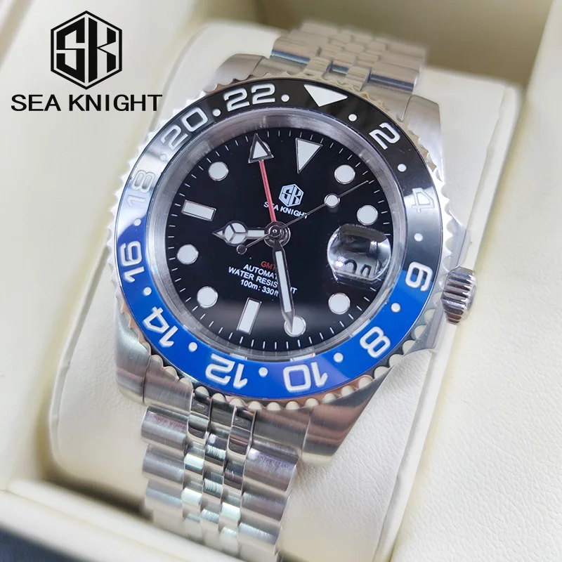 

Мужские механические наручные часы Sea knight из нержавеющей стали