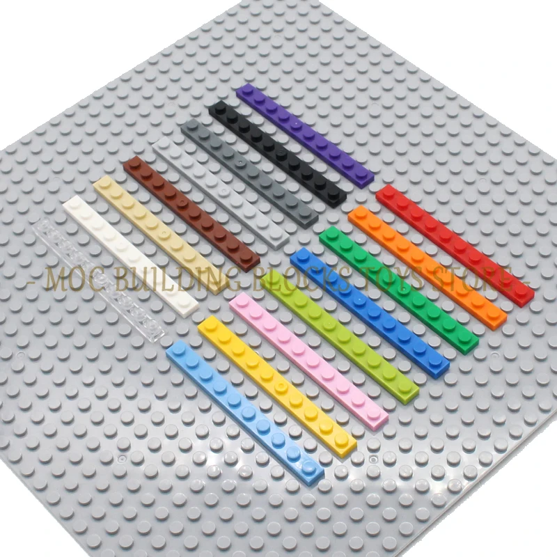 Детали MOC 4477 пластина 1x10 строительные блоки конструктор сделай сам просвещение