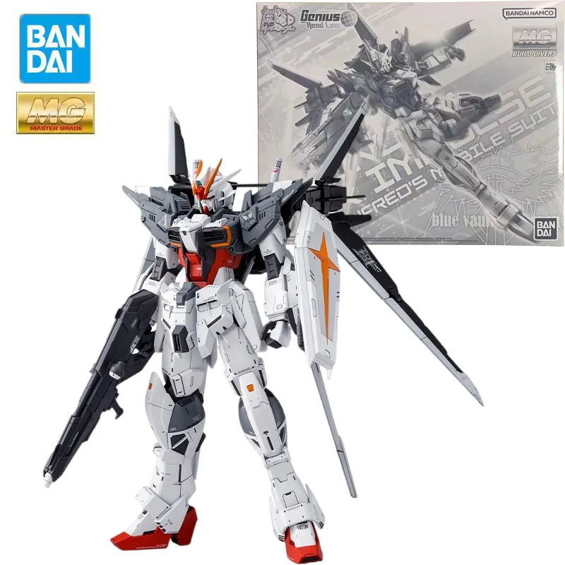 

Bandai Genuine Gundam Model Garage Kit MG Series 1/100 Anime Figure EX IMPULSE Action Toys for Boys Collectible Model