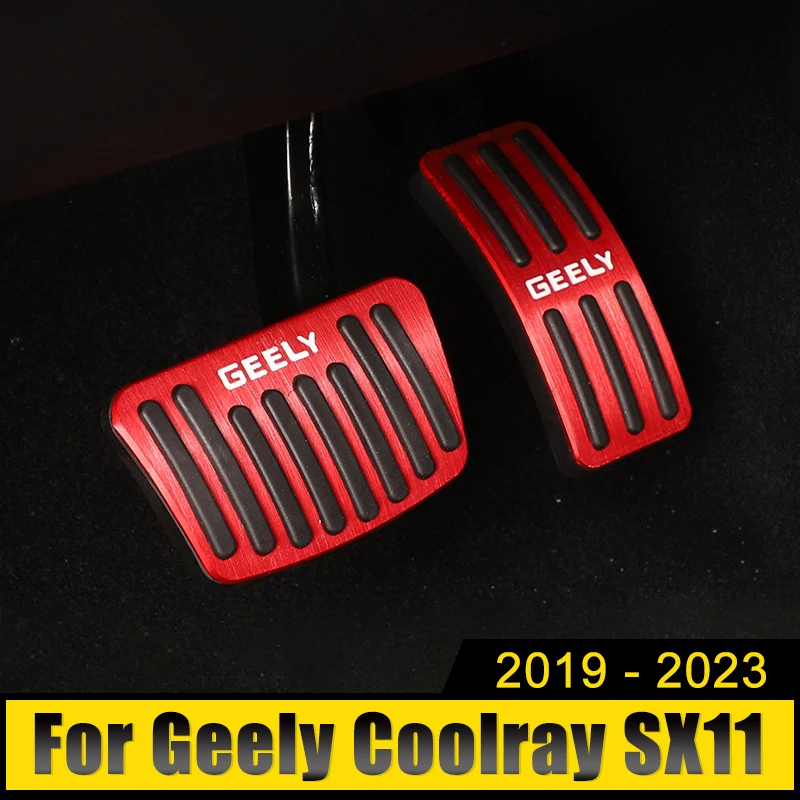 Для Geely Coolray SX11 2019 2020 2021 2022 2023 алюминиевая зеркальная задняя крышка педали