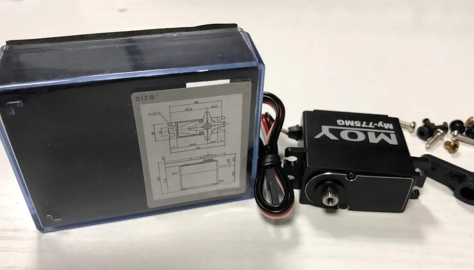 AGFRC MY-775MG 15 кг Цельнометаллический цифровой стандартный рулевой механизм SERVO для