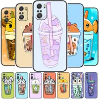 hot kawaii cup for xiaomi redmi note 10s 10 9t 9s 9 8t 8 7s 7 6 5a 5 pro max soft black phone case