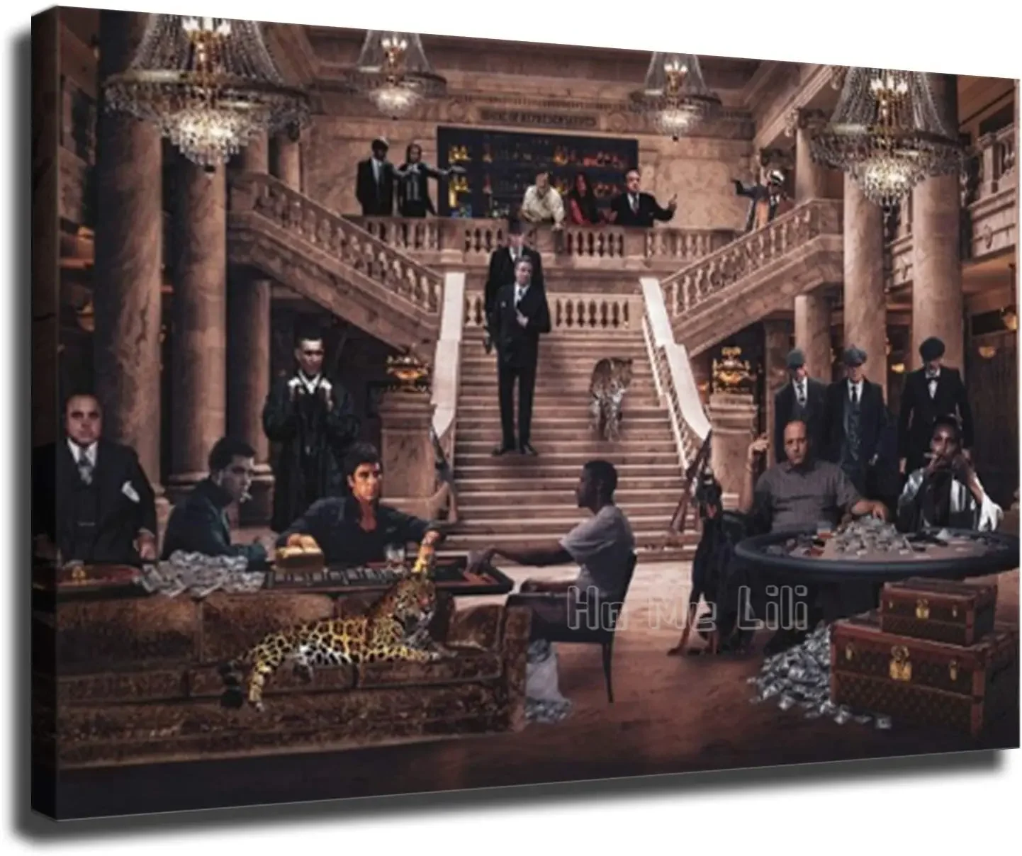 Классические кинофильмы гангстеры Крестный отец фотокартина настенные картины