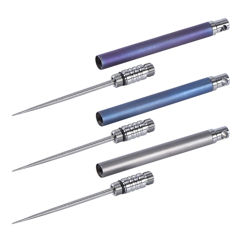 

Зубочистка для фруктов из титанового сплава, вилка для фруктов с карманными наборами