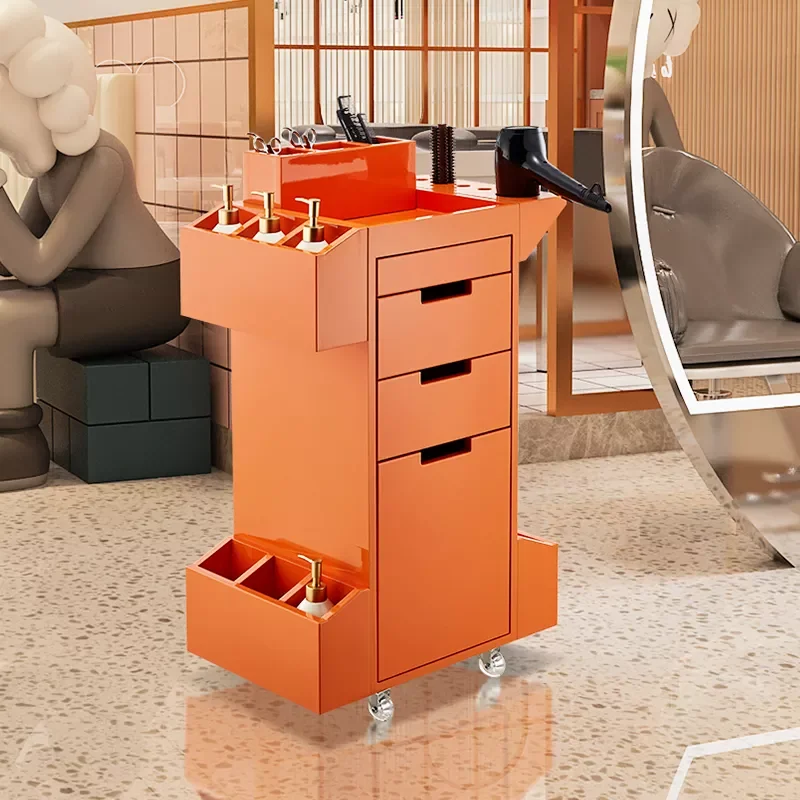 

Barber Shop Tool Cabinet Hair Salon Special Tool Car Beauty Salon Multi-functional Shelf Hair Salon Cutting Cabinet