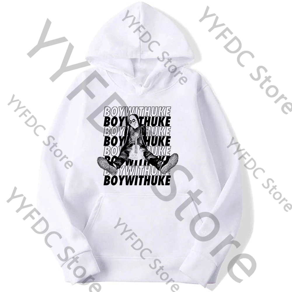 Толстовка Boywithuke для мужчин и женщин Модный свитшот в стиле хип-хоп уличная одежда
