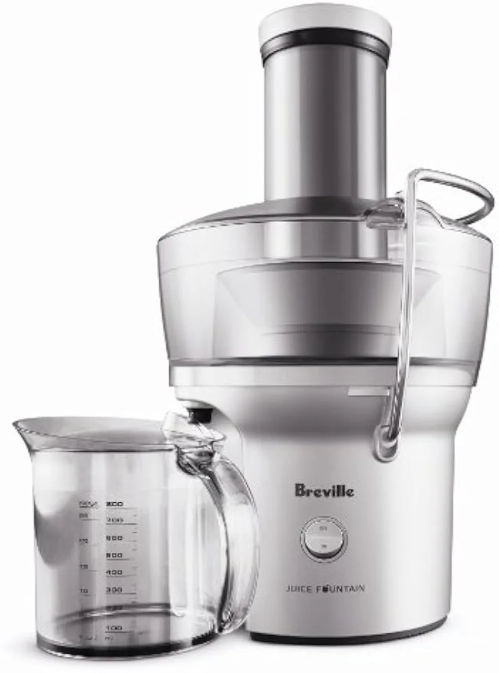 

Соковыжималка Breville, компактная, серебристая, BJE200XL, 10 дюймов x 10,5 дюйма x 16 дюймов