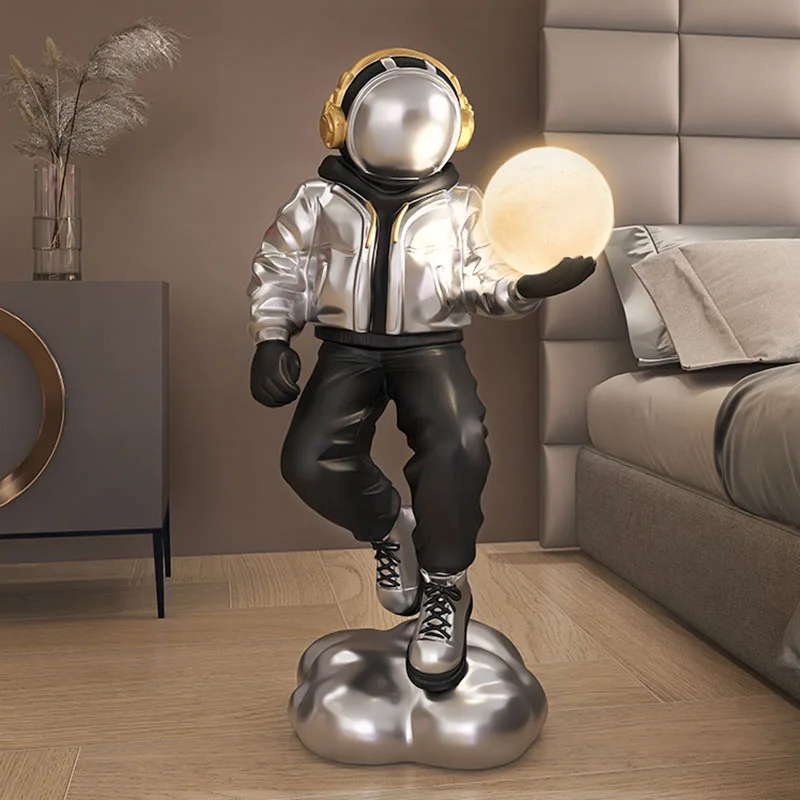 

Статуэтка астронавта, роскошный светильник, астронавт, большой пол, фигурки, креативная фотография, диван, аксессуары для телевизора, кабин...