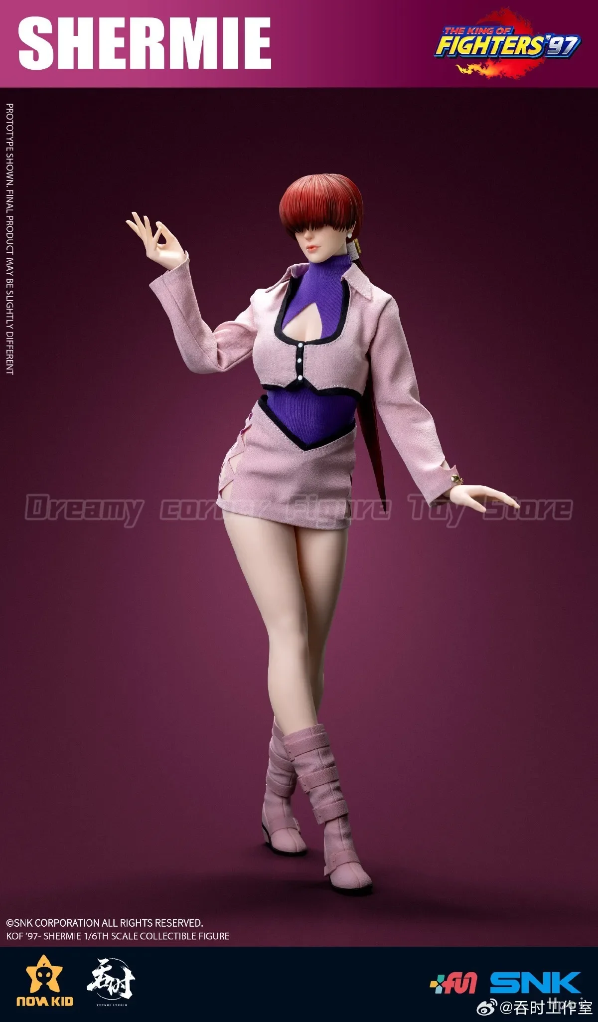 Фото В наличии: Фигурка Шерми из игры THE KING OF FIGHTERS '97 от Tunshi Studio, масштаб 1/6. №3
