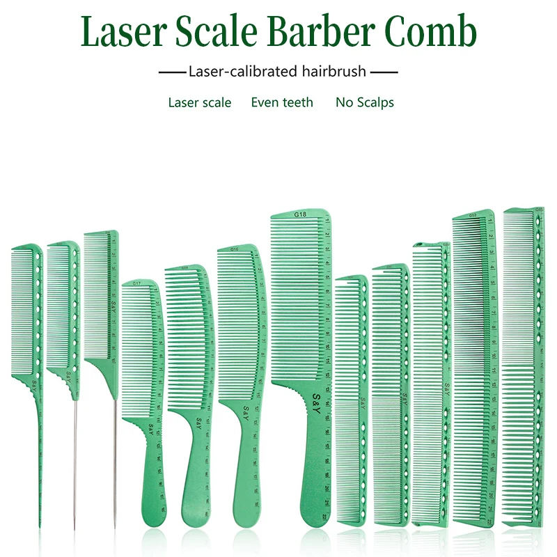

1PC High Quality Laser Scale Hair Comb Professional Hairdressing Comb Hair Brushes Salon Hair Cutting Styling Tools Barber Comb