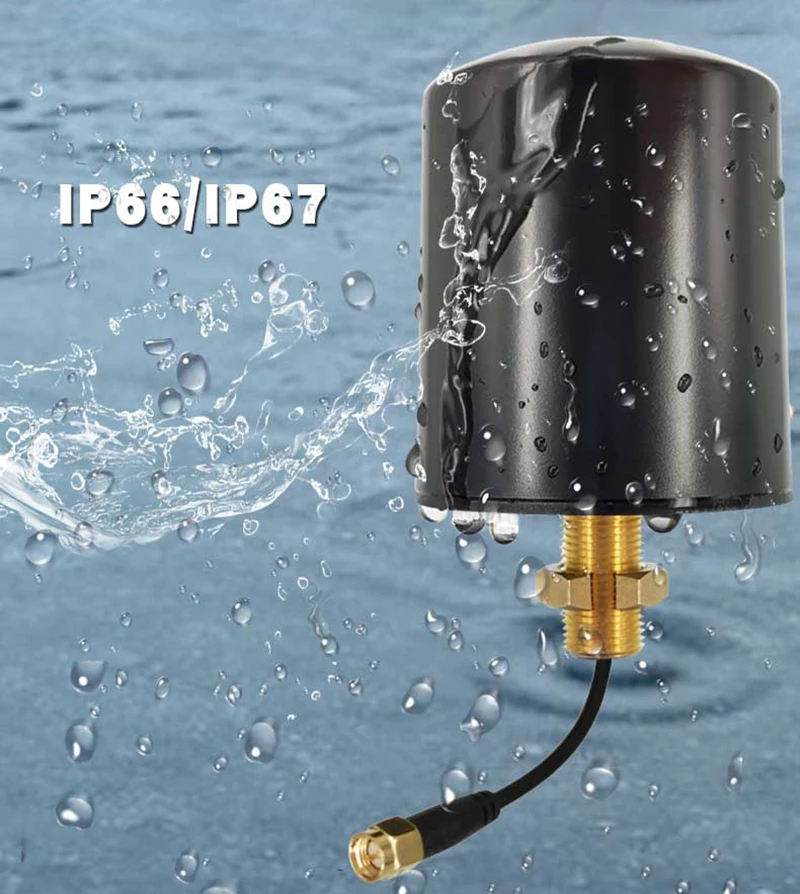 4G WiFi GPS Antenna 3Port Outdoor Signal Amplifier SMA Male Tri-band Combination Antenna 28dbi Booster for Bus Robot Cabinet 3m