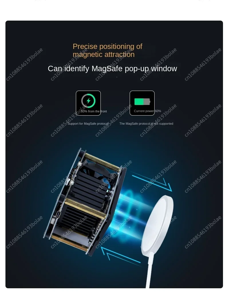 15 Вт магнитный тестер беспроводной зарядки беспроводная зарядка обнаружение