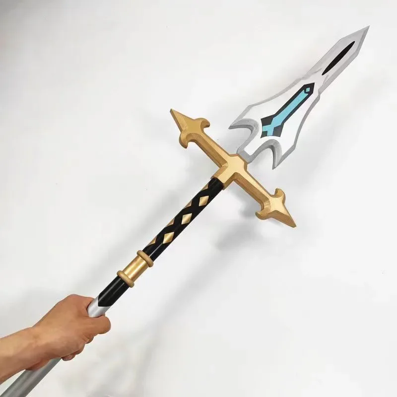 Игрушка Genshin Impact XiangLing искусственная кожа окрашенная стоя ПВХ копье 30 см кукла