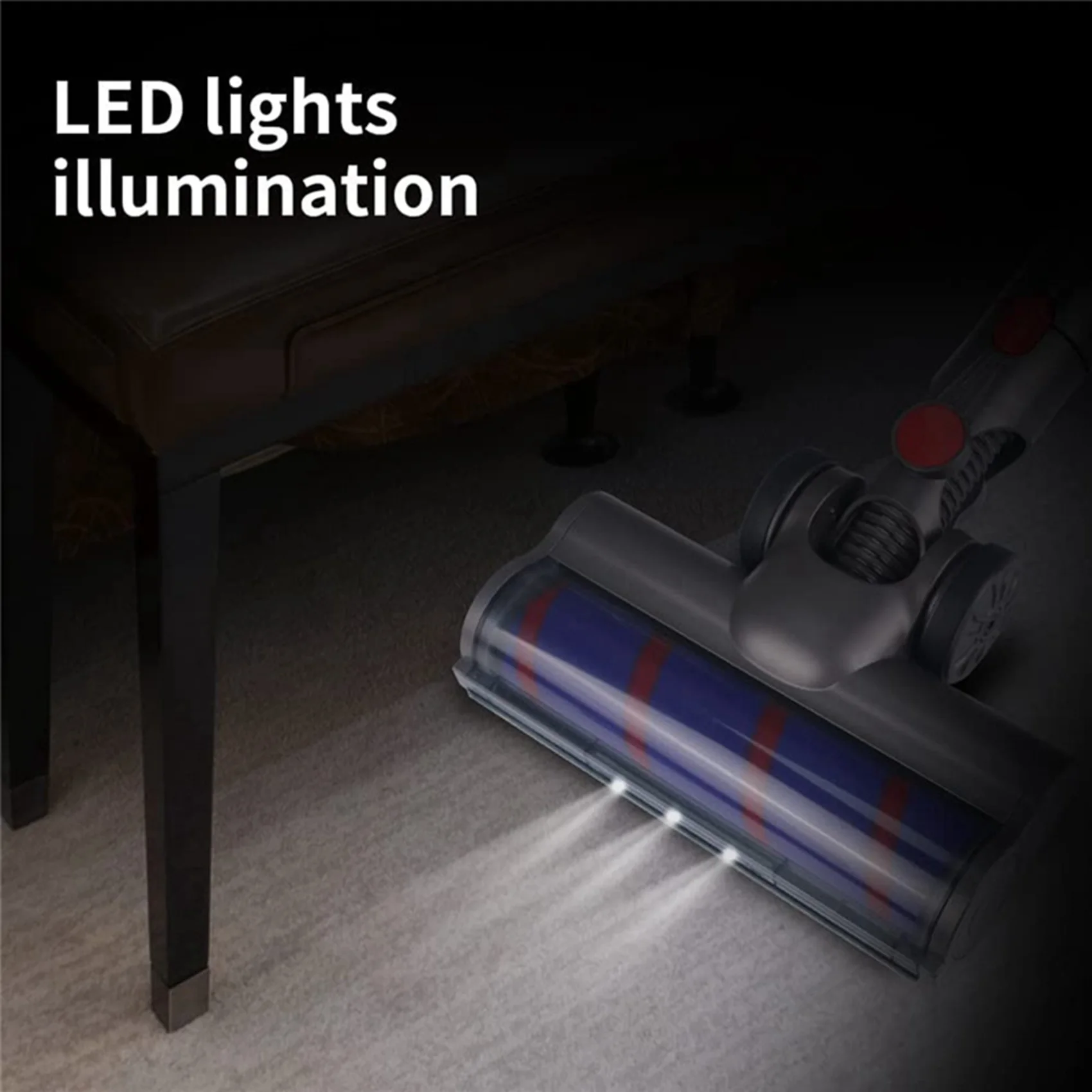 Электрическая щетка для чистки подходит пылесосов Dyson V7 V8 V10 V11 V15 ковров и твердых