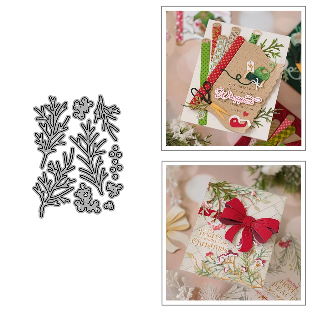 Металлические Вырубные штампы с изображением ботанических джуниперов для