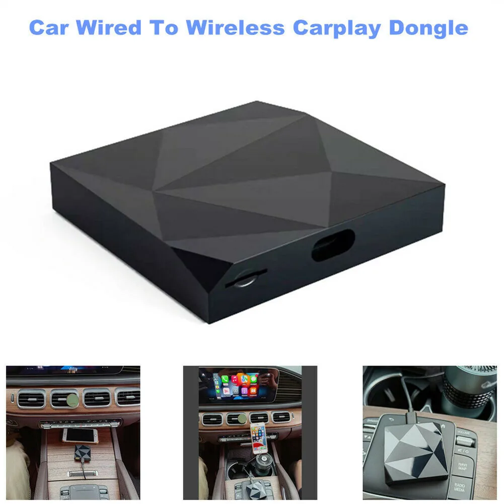 2022 New Wireless Carplay Adapter Car Play Dongle Carplay Ai Box Universal Multimedia Smart Box Car Interconnection Upgrade Box