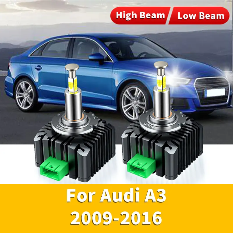 2 шт. D3S для Audi A3 2009 2010 2011 2012-2016 ксеноновые светодиодные автомобильные фары лампы