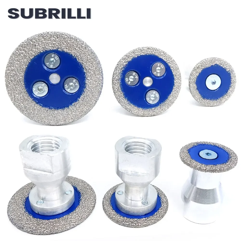 SUBRILLI 3 шт./компл. алмазная пила гравировальный диск для спелеологии вакуумная