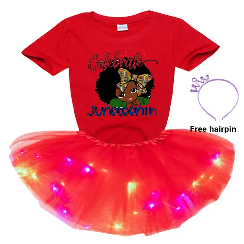 Комплекты одежды для девочек черная летняя короткая футболка принцессы +