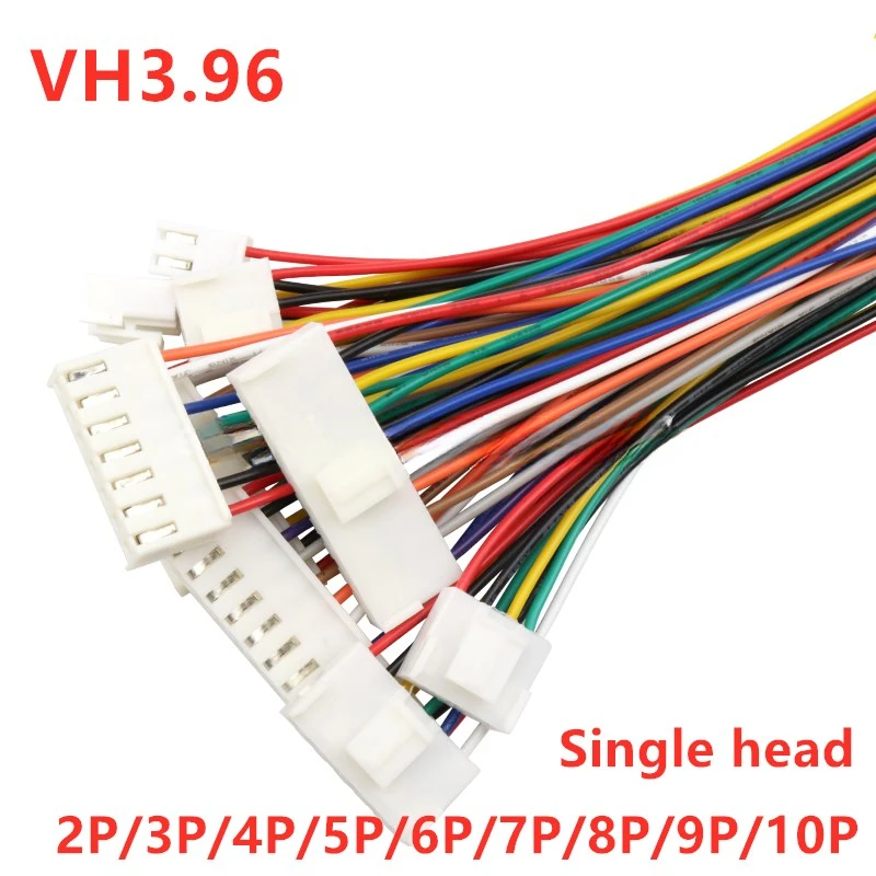 

5Pcs/lot JST VH3.96 VH 3.96mm Female Housing Plug Connector Wire Cable 2 3 4 5 6 7 8 9 10Pin 22AWG Wire 20cm Length