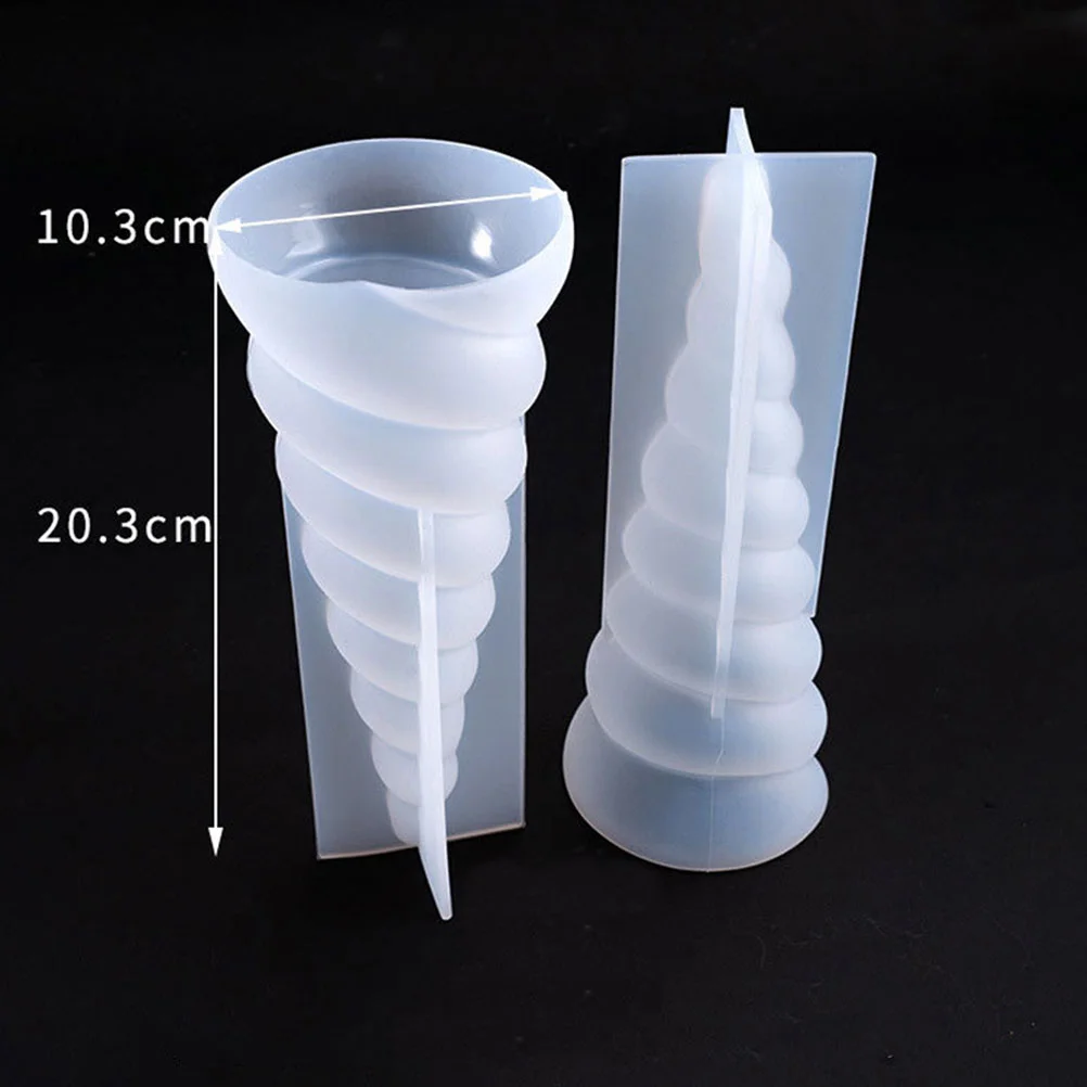 3 PCS DIY Unicorn Mold Horn Para Gelatinas Epoxy Resin Soap Silicone Molds