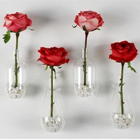 2pcs 1lot home wall decoration glass vase handmade water droplets design craft vases