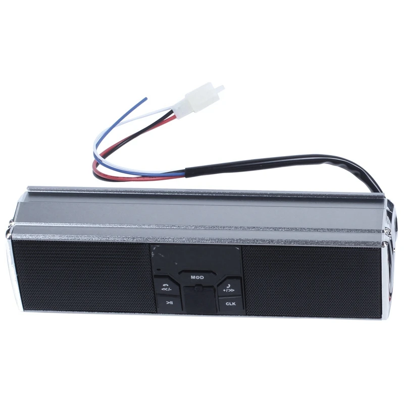 Водонепроницаемая Bluetooth-стереоколонка для мотоцикла со светодиодным дисплеем и