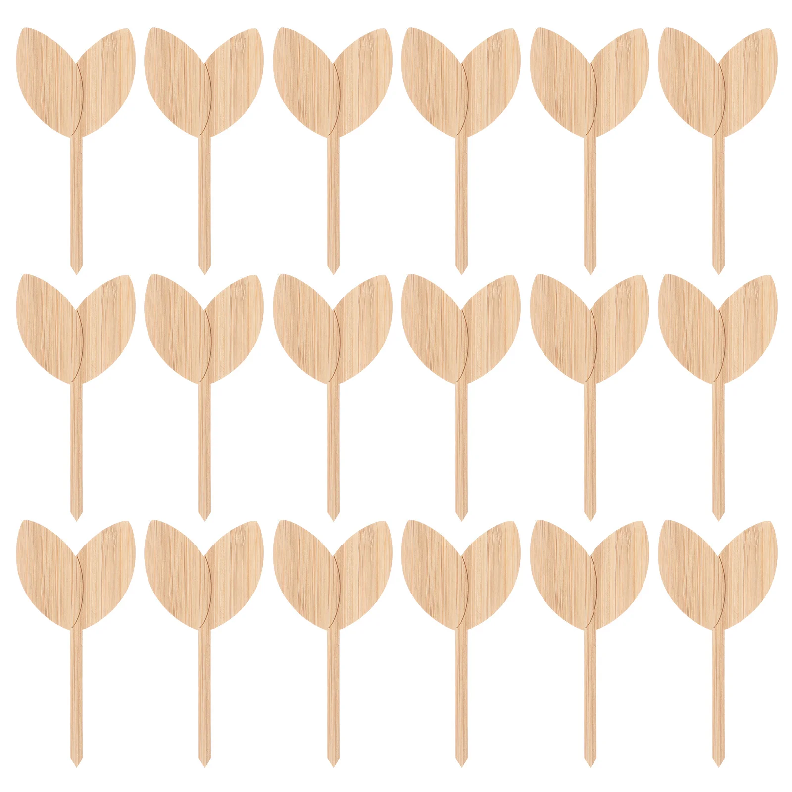 

20pcs Garden Plant Identify Board Plant Name Tags Wooden Labels Garden Ornaments