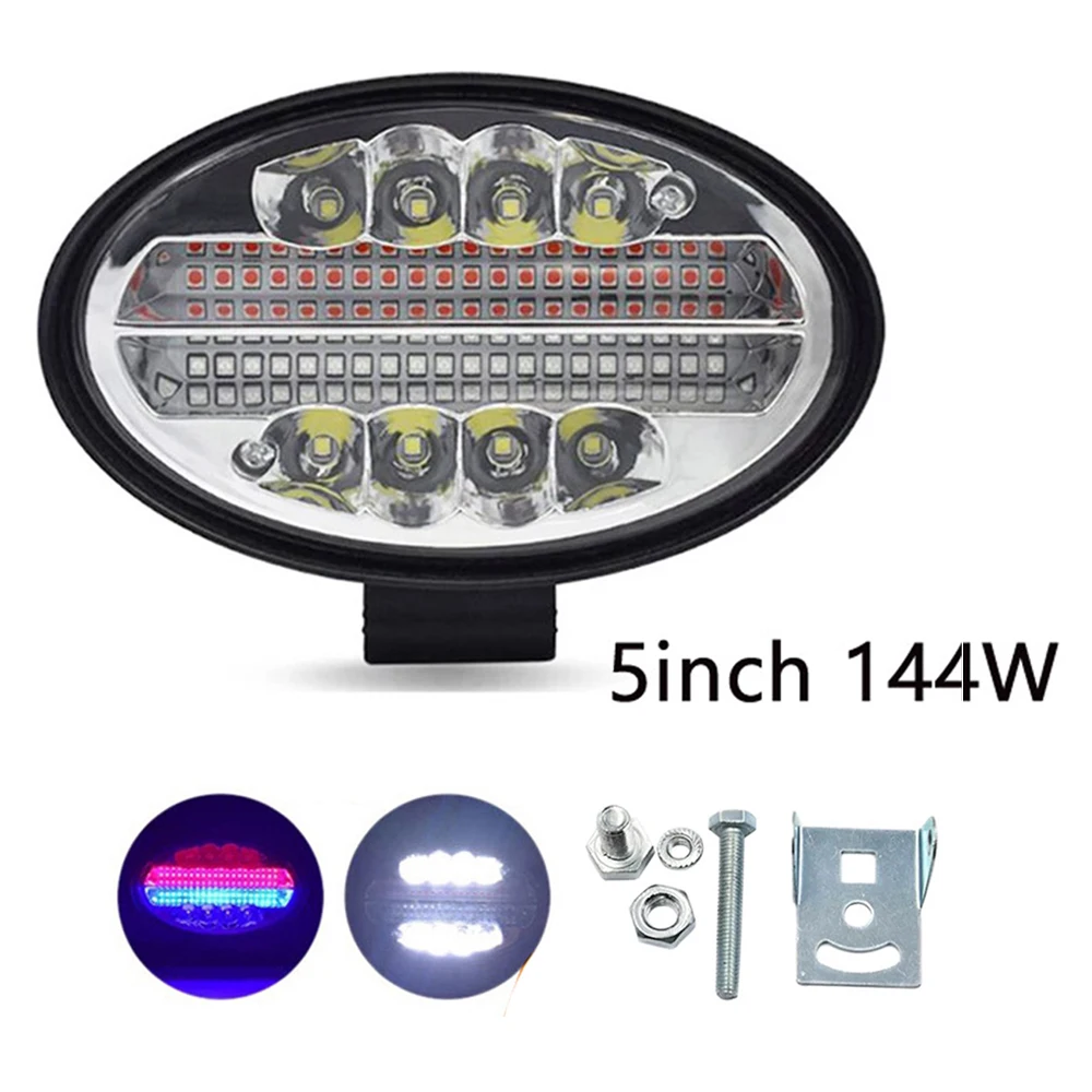 144 Вт 4-дюймовые светодиодные прожекторы для автомобилей 4x4 Off Road Светодиодная