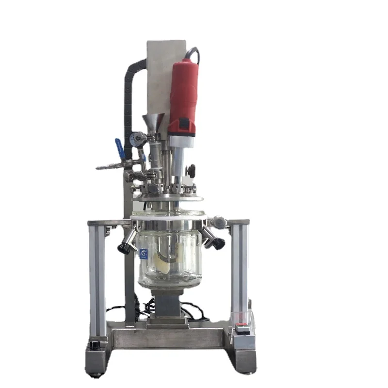 

Low Price Small size 5L Vacuum Cream Emulsifying mixer in Laboratory emulsifier homogenizing Mixing Blender