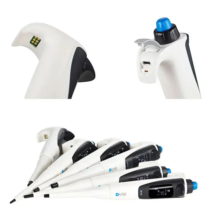 Электрическая пипетка DLAB dPette+ Одноканальная многодиапазонная Лабораторное