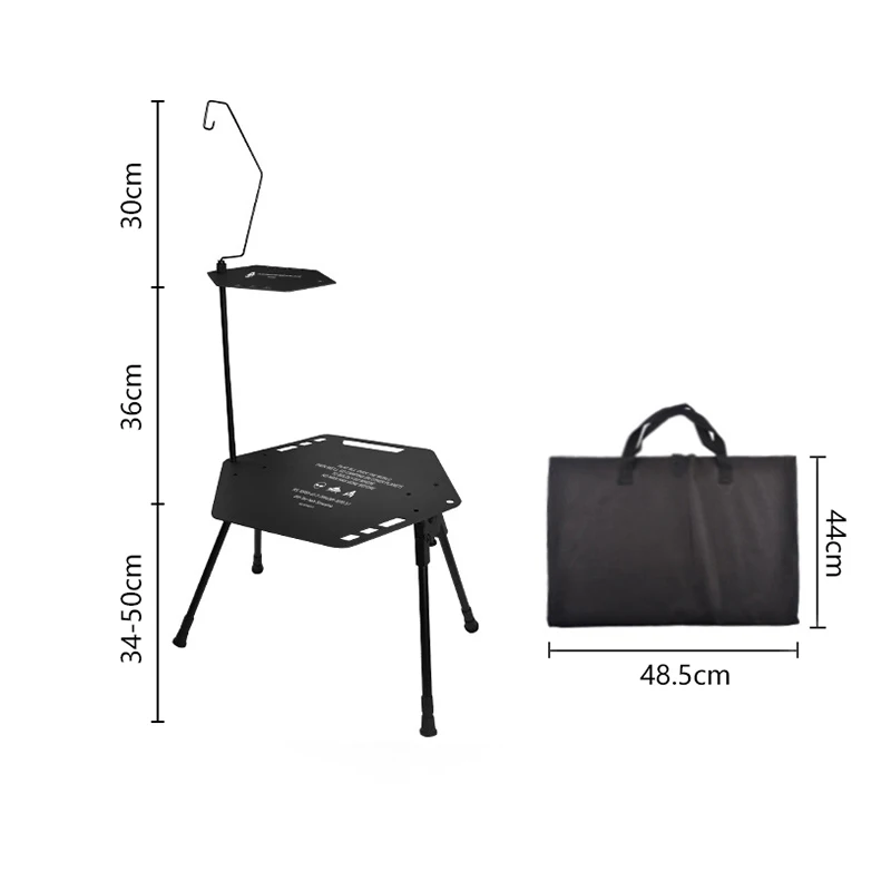 WOOKOO-шестигранный складной тактический стол алюминиевый сплав легкий