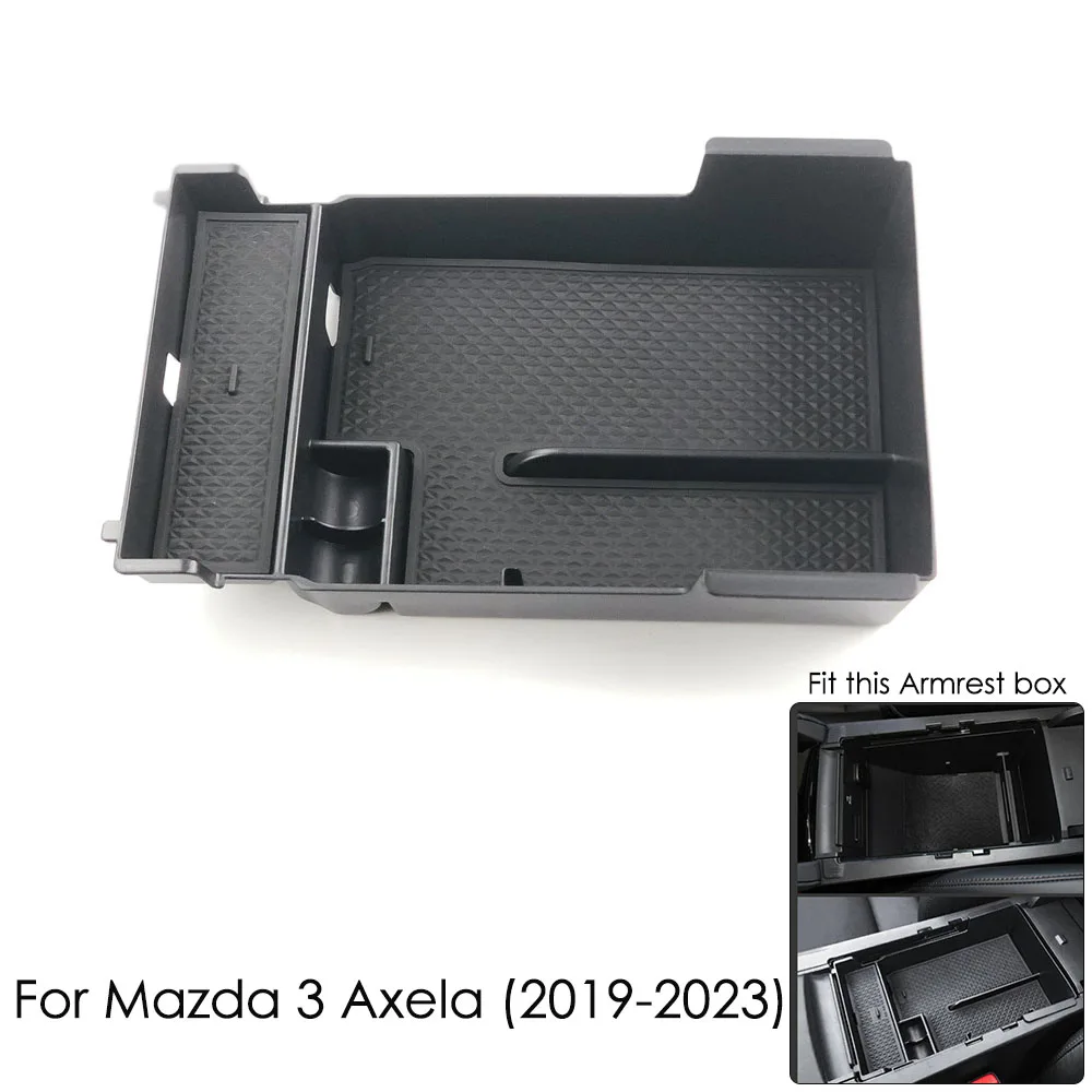 

For Mazda3 Mazda 3 Axela 2019 - 2023 Car Accessories Central Control Storage Box Armrest Box Storage Box Tray