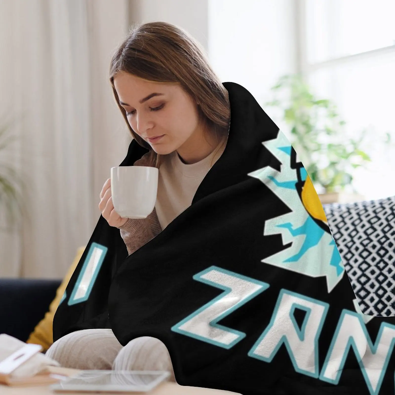 Плед I'm Just Zane Покрывала рождественские подарки Одеяла