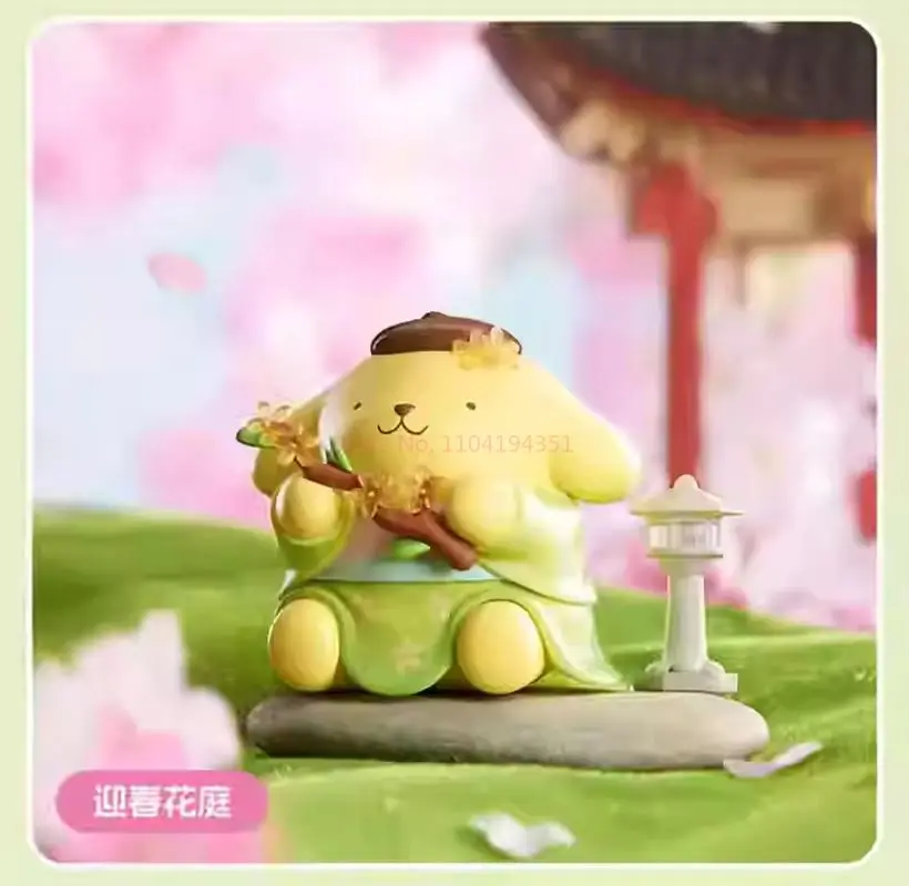 В наличии Miniso слепая коробка Sanrio New Rhyme Flower Clothes Series Kuromipacha Dog Big Ear Декоративные