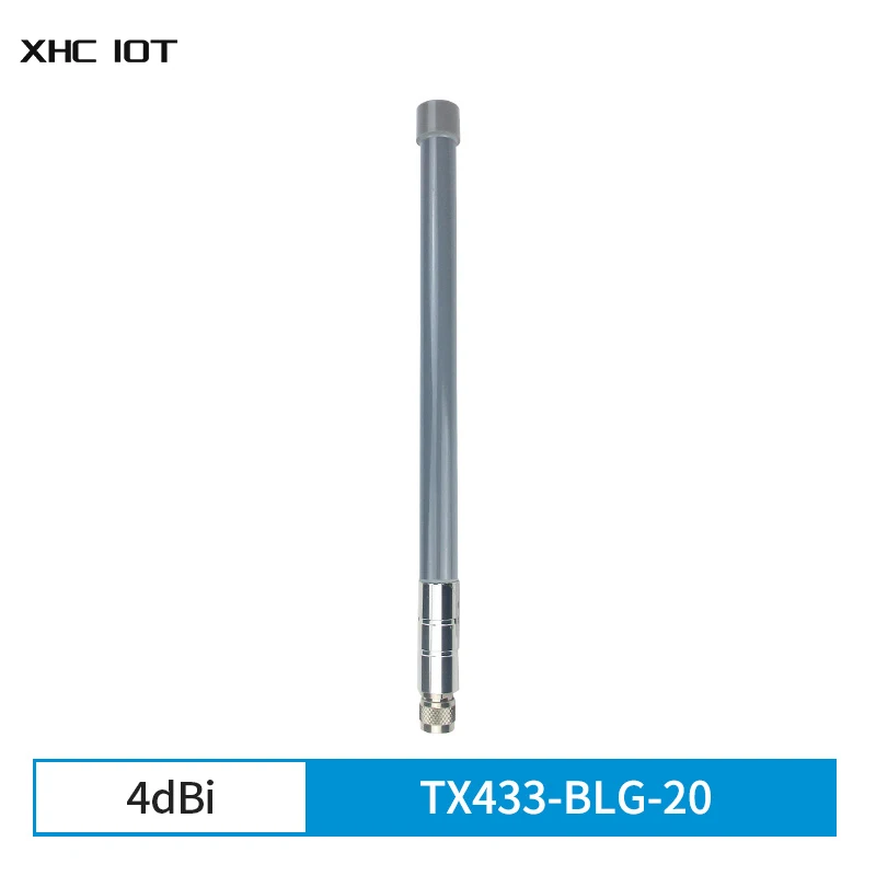 

433MHz WIFI Antenna FRP High Gain 4.0dBi Omnidirectional 100W N-J Interface XHCIOT TX433-BLG-20