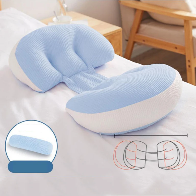 

U-образная подушка для сна с регулируемой талией для беременных женщин поддерживающая подушка для живота Подушка для сна на боку во время беременности