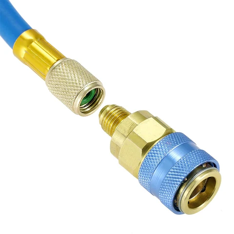 2 шт., латунные адаптеры Freon R134A H / L для кондиционера