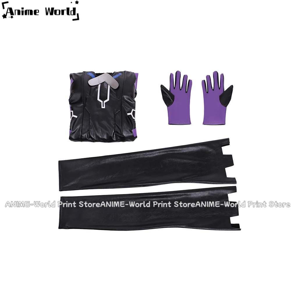 Костюм для косплея нептуния размер на заказ супер размеры черный фиолетовый