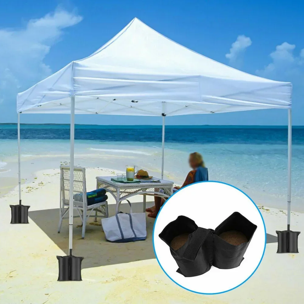 

Tent Weights Foot Camping Gazebo Outdoor Accessories Marquee Set Waterproof Sand Accessories Bag Leg Feet Tent Garden Equipment