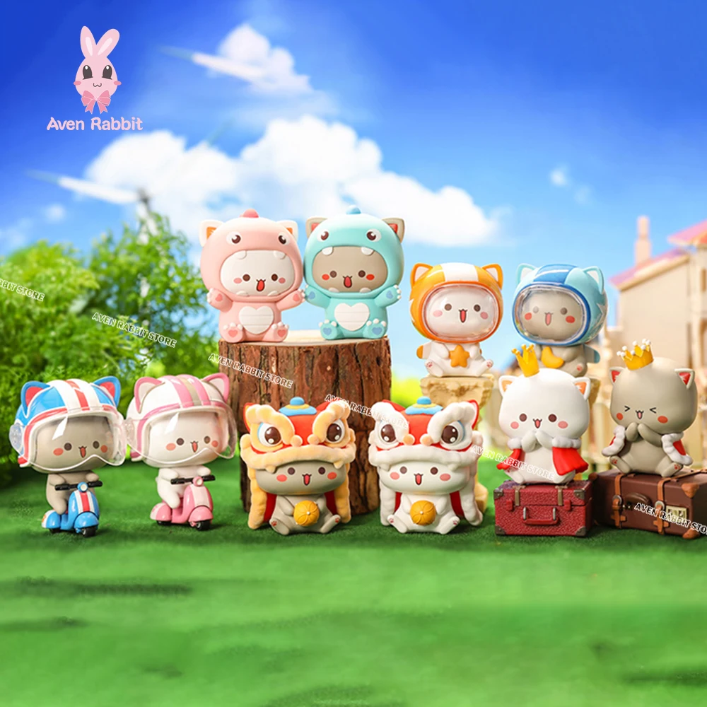 

Mitao Cat with Love Series 3 глухая коробка игрушки загадочная коробка Mistery фигурка Caja Misteriosa сюрприз кавайная модель девочка подарок на день рождения