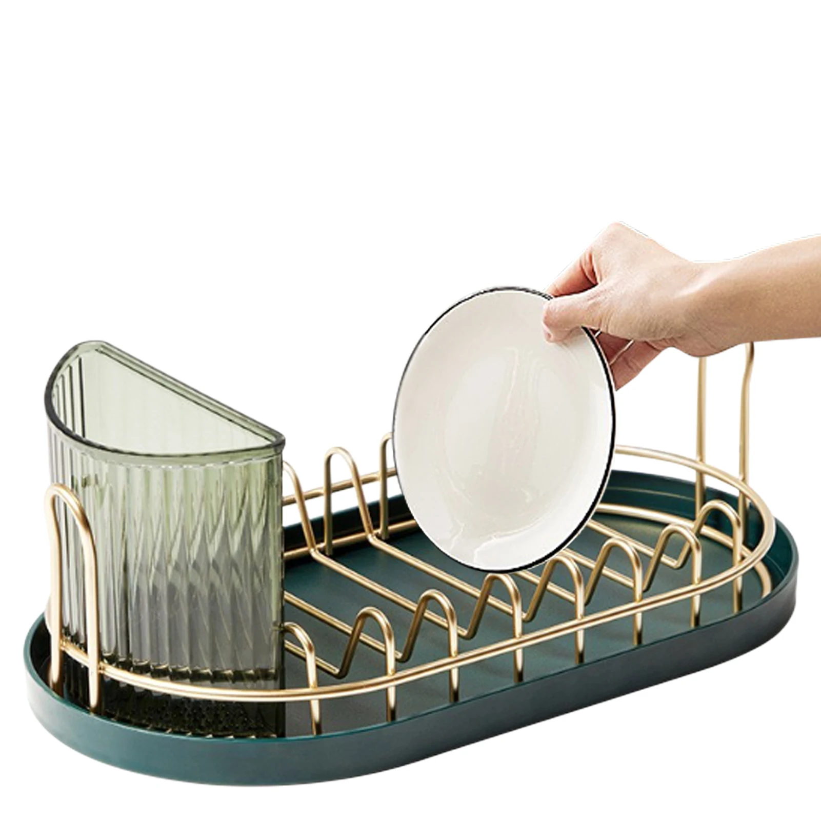 

Dish Drying Rack In Sink Expandable Dish Drainers For Kitchen Counter Dish Drainers Utensil Holder Kitchen Organizer With Tray