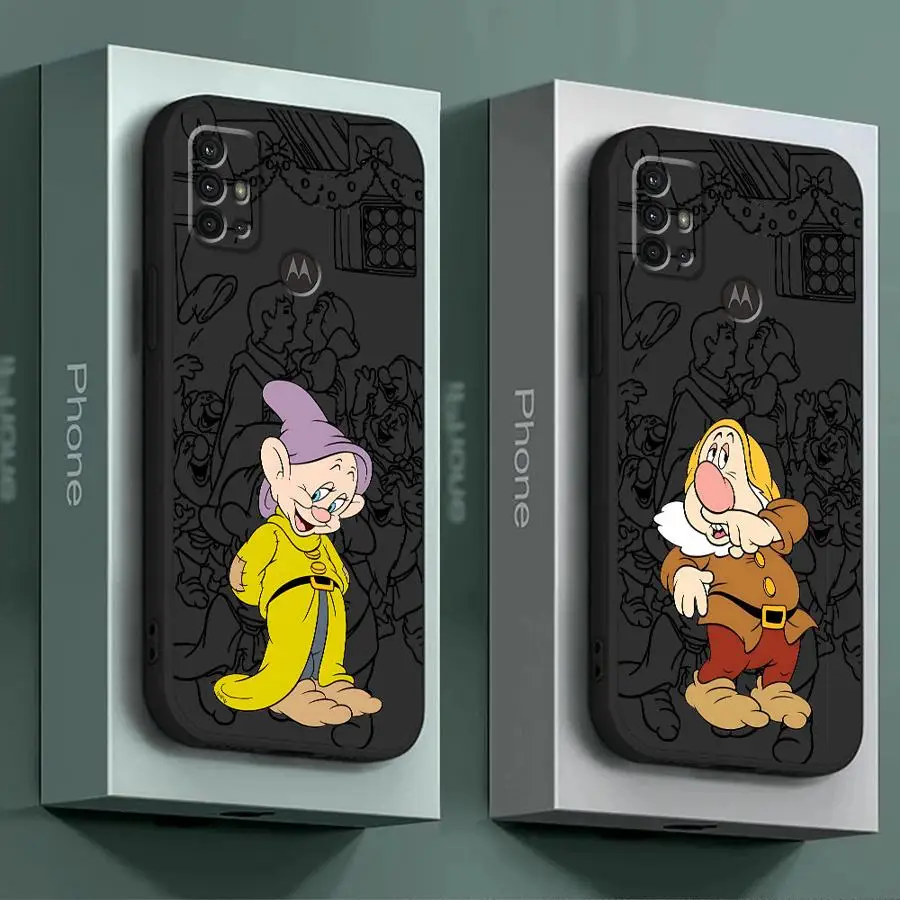 Snow White And The Seven Dwarfs Phone Case for Moto G30 G31 G50 4G 5G G51 G60 G60S G71 G22 G32 G52 G72 G53 G73