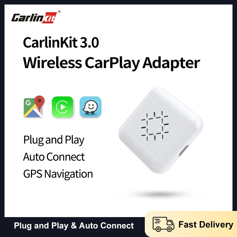 Carlinkit3.0 MINI Wireless CarPlay Box For Audi Mercedes Volvo Volkswagen BMW Audi Support Bluetooth Wireless WiFi Connection