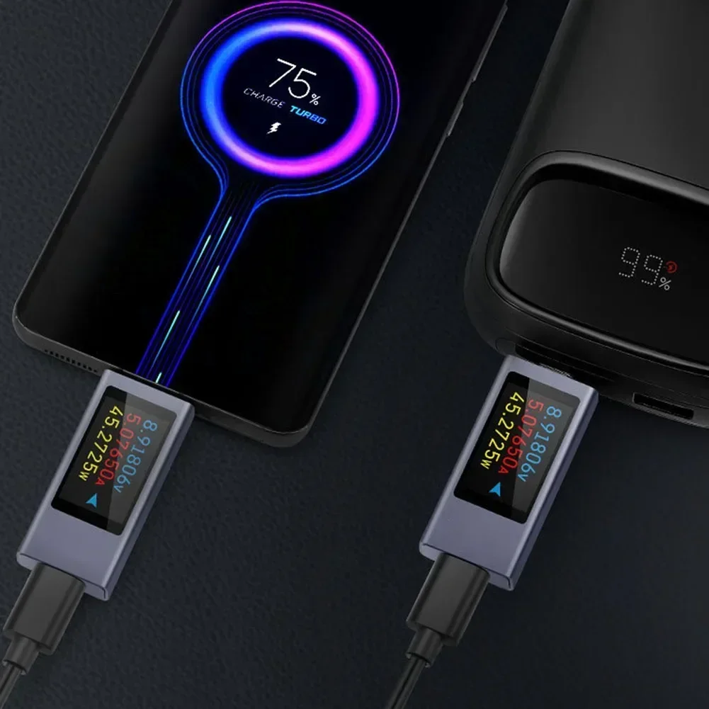 240 Вт USB C метр тестер зарядки телефона обнаружение в реальном времени